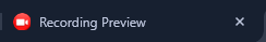 Chrome tab label showing Recording Preview